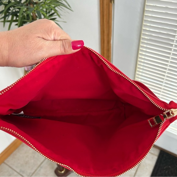 Bebe Red Tote and Pouch Set - Picture 10 of 11